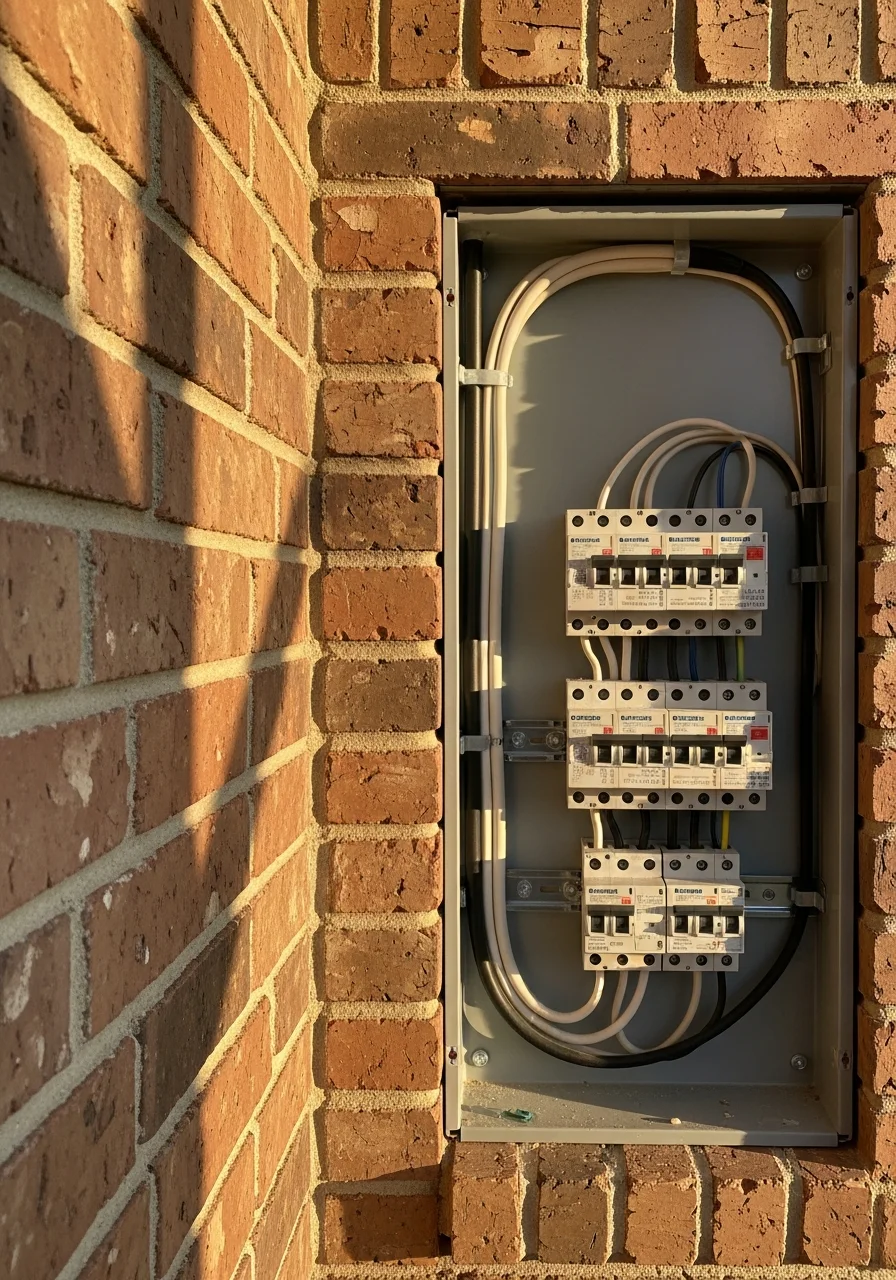 Close-up of quality workmanship on a Norman property showing professional attention and local expertise.